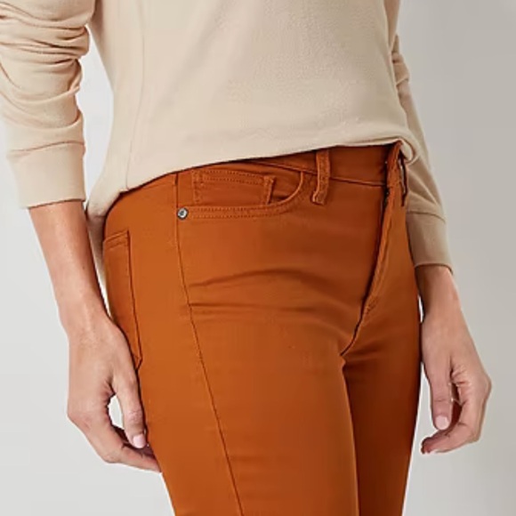 St. John's Bay Womens Petite Mid Rise Skinny Fit Jean - Picture 7 of 7